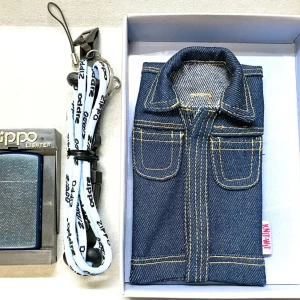 ZIPPO　デニム風SET