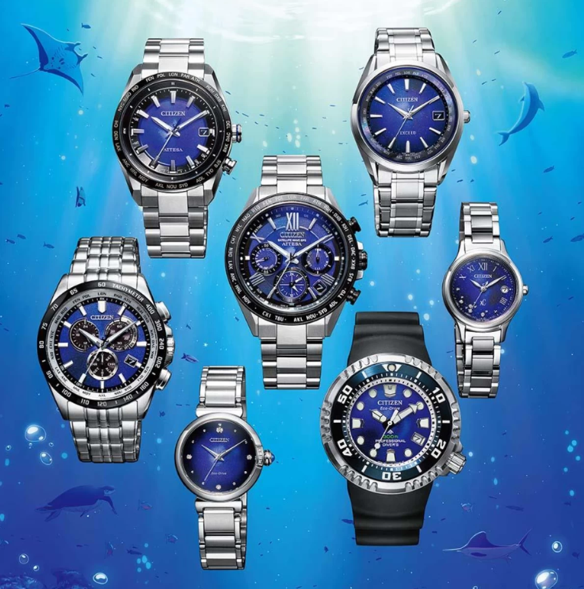CITIZEN COLLECTION UNITE with BLUE CB5874-81L 世界限定5,500本